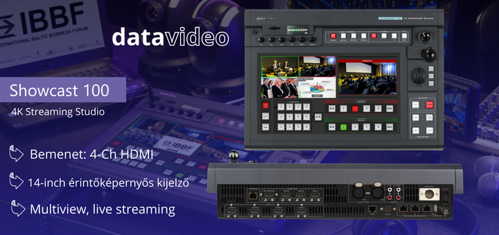 Datavideo Showcast 100 4K Streaming Studio 