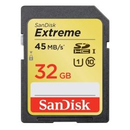 SanDisk 32GB-os 45MB/s-os Extreme SDHC Memória kártya - bővebben
