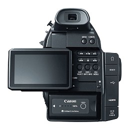 Canon EOS C100 Váz Hátsó Nézet - nagyobb kép