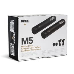 Rode M5-MP Kompakt Kardioid Karakterisztikás Ceruza Mikrofon Pár Doboza - bővebben