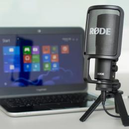 Rode NT-USB Csatlakozós Kardioid Kondenzátor Stúdió Mikrofon  Windows környezetben - bővebben