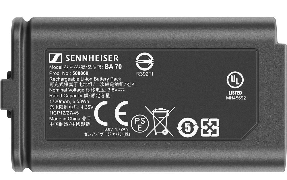 Sennheiser EW-DX MKE -835-S Szett akkumulátor - nagyobb kép