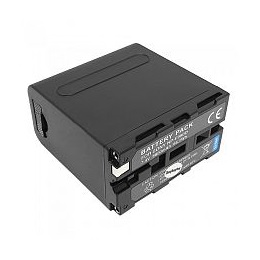 Sony NP-F980D helyettesítő akkumulátor LED-es töltöttségjelzővel (USB & DC output)