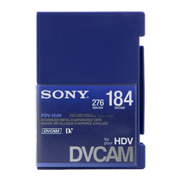 Sony DVCAM PDV-184N/3 184 perces kazetta - bővebben